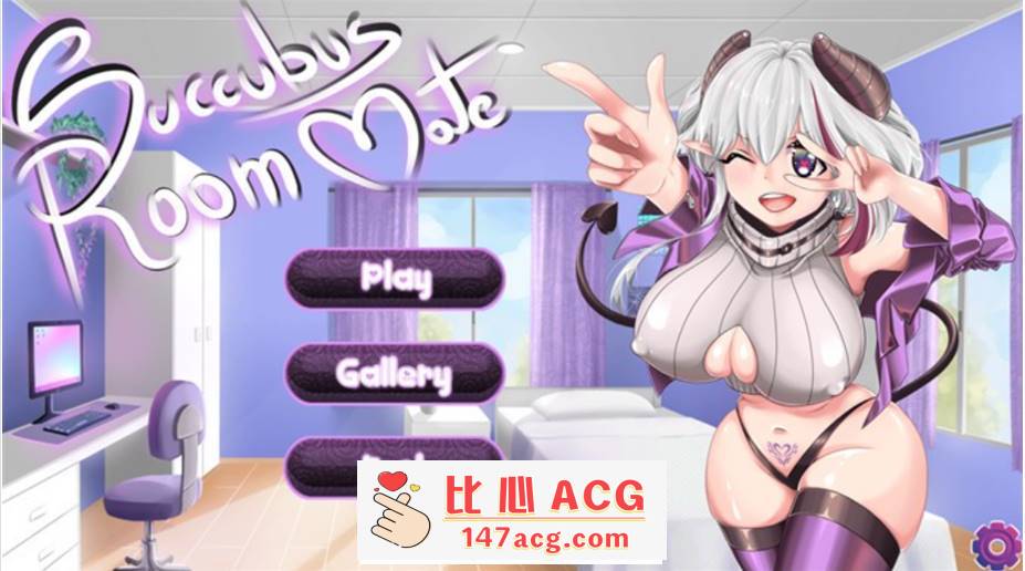 【互动SLG/中文/动态】魅魔同居：Succubus RoomMate 官方中文步兵版【新作/200M/PC端】-小黄鸭acgn